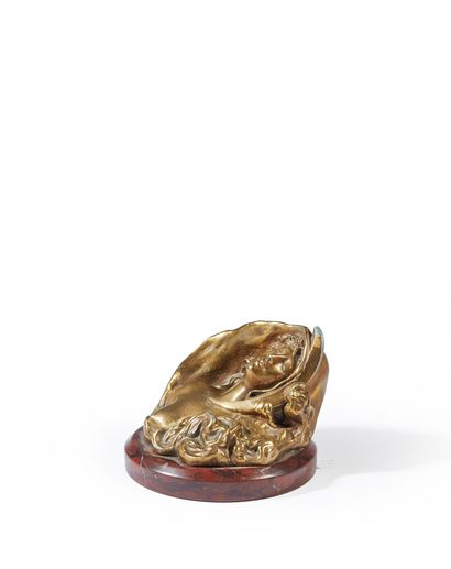 Jean GARNIER After Jean GARNIER (c. 1853-1910): Paperweight consisting of a bronze...