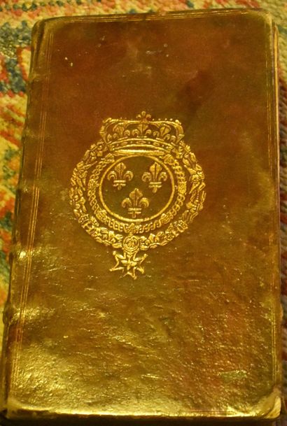 null BINDING red morocco with the coat of arms of France (poor condition) and ONE...