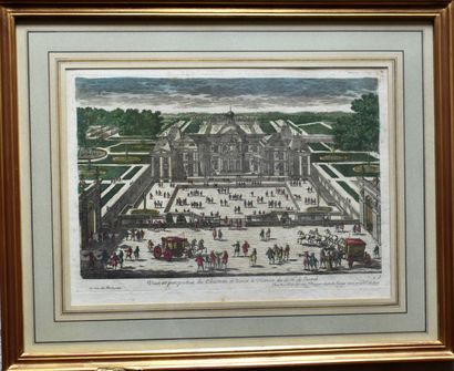 null ENGRAVING after I. Silvestre: Vaux-le-Vicomte.