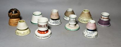 null TEN advertising PYROGENES including a Castellane ashtray (accidents). (LOT ...