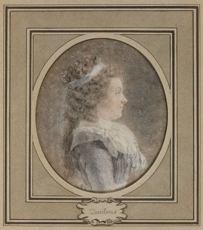École Française du XVIIIe siècle : Portrait...