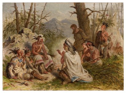 Felix Octavius Carr DARLEY After Felix Octavius Carr DARLEY (1822-1888) : Indians...