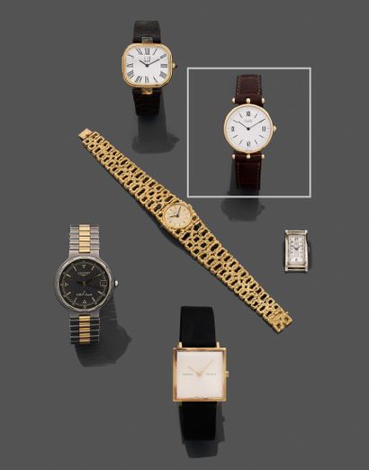VAN CLEEF & ARPELS VAN CLEEF & ARPELS: Bracelet watch in 18K (750) yellow gold, "Classique"...