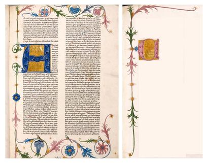 RAINERIUS DE PISIS Pantheologia. Nürnberg, Anton Koberger, 3.VIII.1474, in-folio,...