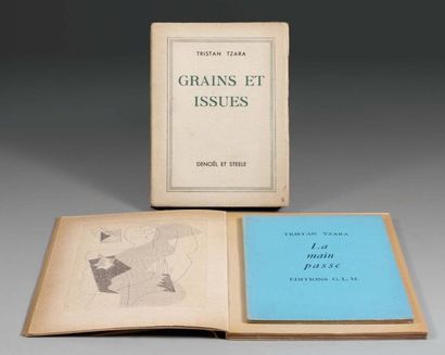 TZARA (TRISTAN) Entre-temps. Paris, Ed. du Point du Jour, Coll. Le Calligraphe, 1946,...