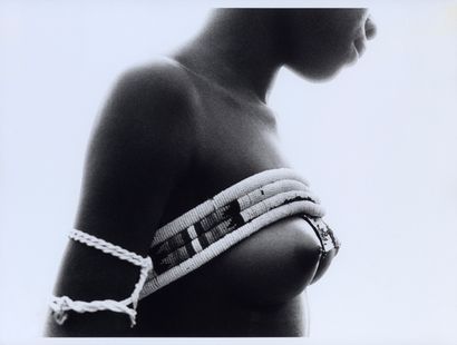 SAM HASKINS (1929-2009) AFRICAN IMAGE 
Zulu Maiden wearing beaded fertility girdle,...