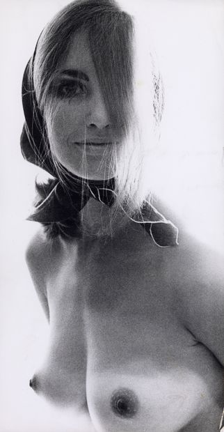 SAM HASKINS (1929-2009) NOVEMBER GIRL 
November Girl with Light Flare in Hair, 1967.
Photograph....