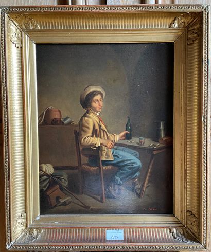 19th-CENTURY FRENCH SCHOOL: The Drinker....