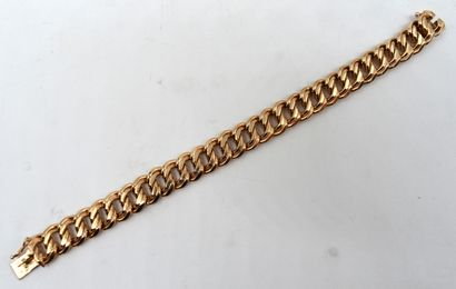 null BRACELET gourmette in gold. Weight 61.6 g.
