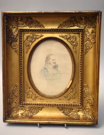 ECOLE FRANCAISE du XIXe siècle : Portrait...
