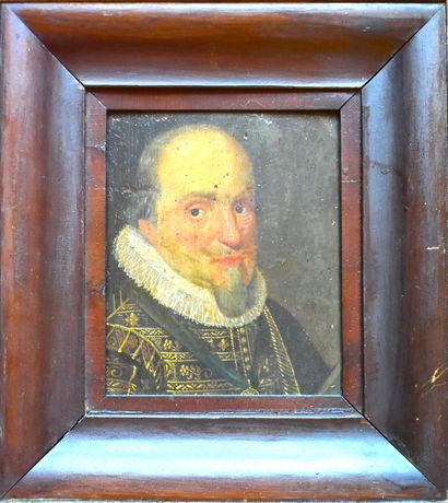 ECOLE FRANCAISE du XVIIe siècle : Portrait...