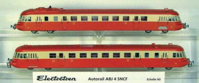 ELECTROTREN Autorail ABJ 3, 2ème classe SNCF, réf. 2138 et ABJ 4 SNCF, réf. 2106,...