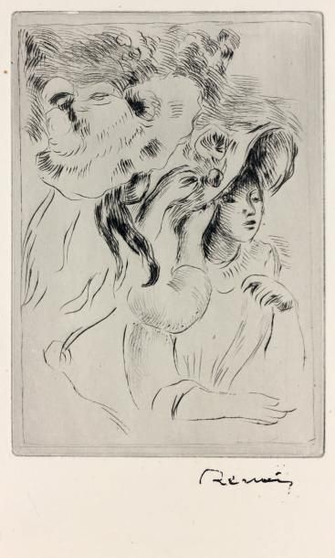Auguste RENOIR Le Chapeau épinglé (La fille de Berthe Morisot et sa cousine) 2e pl....