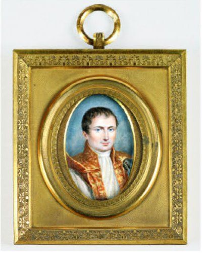 Louis-François AUBRY (Paris 1767-1851) Portrait de Joseph Bonaparte en costume de...