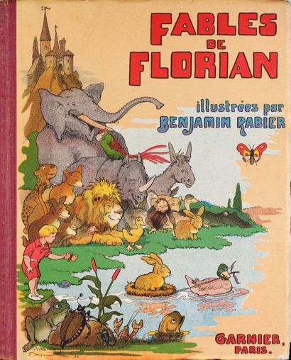 RABIER  Les Fables de La Fontaine (1e – 2e et 4e séries). Paris, Jules Tallandier,...