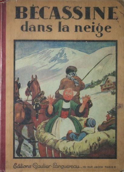 CAUMERY et PINCHON  Bécassine dans la neige. Paris, Editions Gautier-Languereau,...