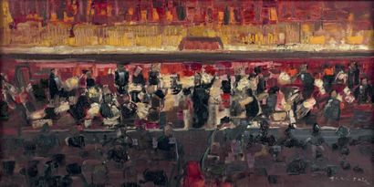 Emilio GRAU-SALA (1911-1975) L'Orchestre Huile sur toile signée en bas à droite,...