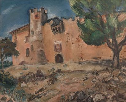 Emile Othon Friesz (1879-1949) Château de Taurenne (Var)
Huile sur toile, signée...