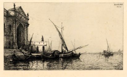 Adolphe APPIAN (1818-1898) À Venise,1878
Eau-forte originale.
Très belle épreuve...