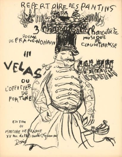 Pierre BONNARD (1867-1947) Répertoire des Pantins, 1898.
Série complète des neufs...