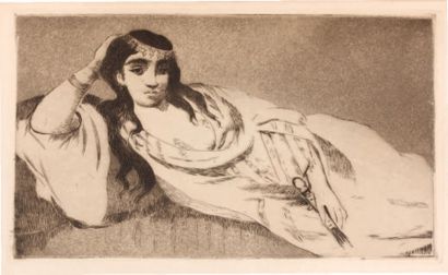 BAZIRE (Ed.) Manet. Illustrations d'après les originaux et gravures de Guérard. P.,...