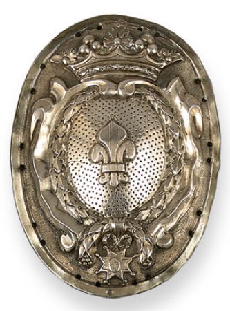 null Plaque de garde-chasse des propriétés de M. le marquis de Tilly, de forme ovale,...