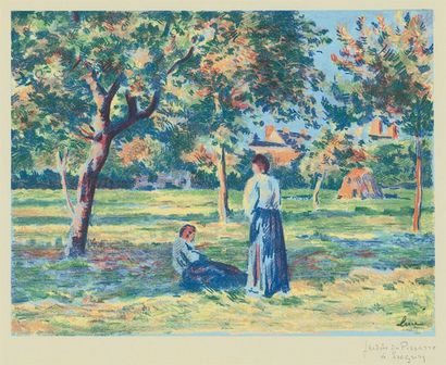 Maximilien Luce Environs de Vernon (Jardin de Pissarro à Eragny), 1897 (Inv. FF,...