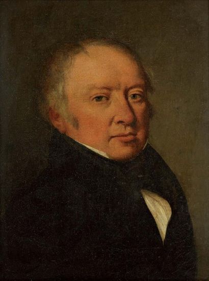 Attribué à Louis Leopold BOILLY (1761-1845) Portrait de Jean Conrad Hottinguer (1764-1841)....