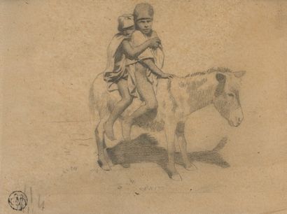 LOUIS-MAURICE BOUTET DE MONVEL (1850-1913) 
Diverses études orientales.
Douze dessins...