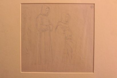 LOUIS-MAURICE BOUTET DE MONVEL (1850-1913) 
Projets d'illustrations pour Jeanne d'Arc:...