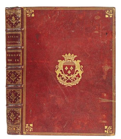 BELLIN (J. N.) Le Petit Atlas Maritime, recueil de cartes et plans des quatre parties...