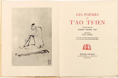 SAN Yu (1901-1966) Les Poèmes de T'ao Ts'ien traduits du chinois par Liang Tsong...