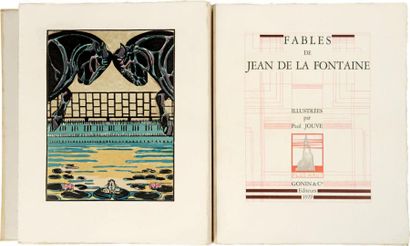 LA FONTAINE (Jean de) et JOUVE (Paul) Fables.
S.l. [Lauzanne], Gonin et Cie, 1929;...