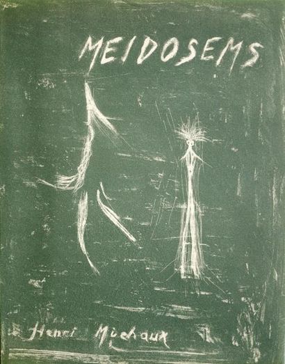 null MICHAUX (Henri). Meidosems. Paris, Éditions du Point du jour, 1948. En feuilles,...