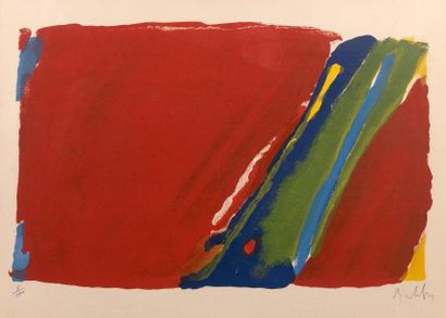 null Olivier DEBRÉ (1920-1999) 

Composition rouge

Lithographie en couleurs sur...