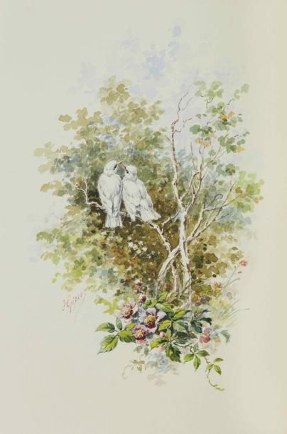 null MUSSET (Alfred de). Histoire d’un merle blanc. Paris, Conquet, 1904. In-4, maroquin...