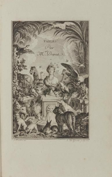  DORAT. Fables nouvelles. La Haye & Paris, Delalain, 1773. 2 tomes en un vol. in-8,...