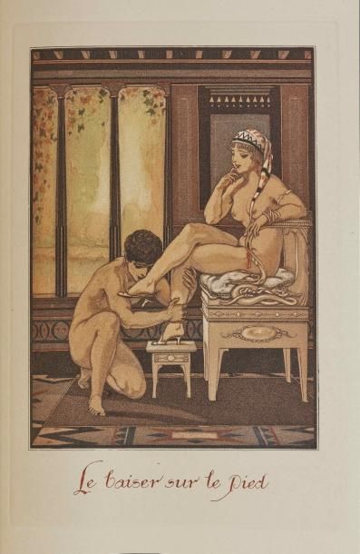null BOCCACE. L’art d’aimer. Paris, Briffaut, 1923. Format in-4, monté sur onglets....
