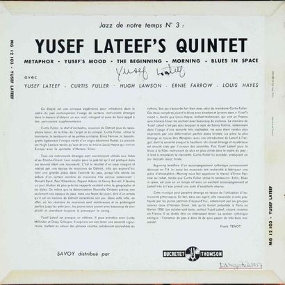 null LATEEF Yusef. Lot de 17 vinyles dont le E.O. Savoy ST13008. E.O. et rééditions....