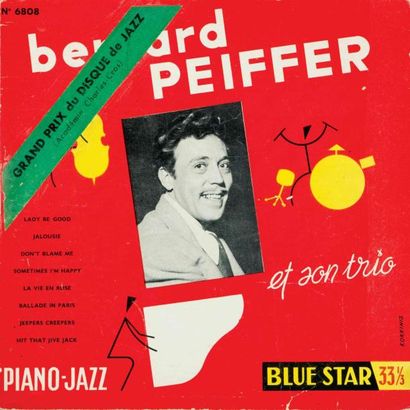 null PEIFFER Bernard. Lot de 5 vinyles : The astounding Bernard Peiffer, Piano et...