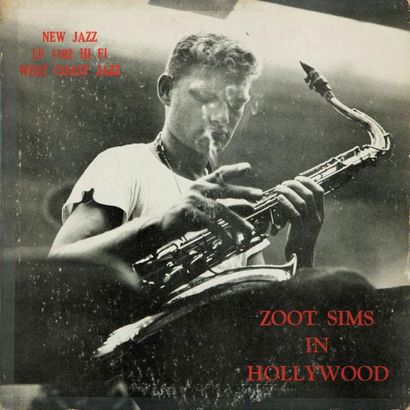 null SIMS Zoot. Lot de 4 vinyles : In Hollywood, All stars, Today's Jazz, Choice....