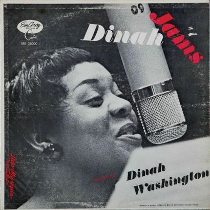 null WASHINGTON Dinah. Lot de 24 vinyles dont le Mercury MG 247. E.O. et rééditions....