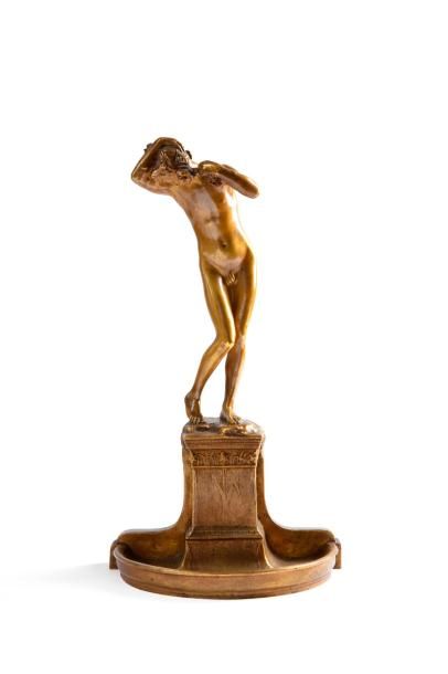 null Henri-Léon GREBER (1854-1941)

Narcisse

Sculpture en bronze doré, signée H....