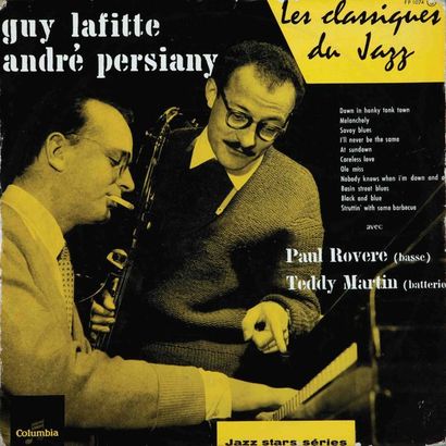 null JAZZ FRANÇAIS Lot de 97 vinyles environ dont le Geo Daly Columbia FP 1059. E.O....