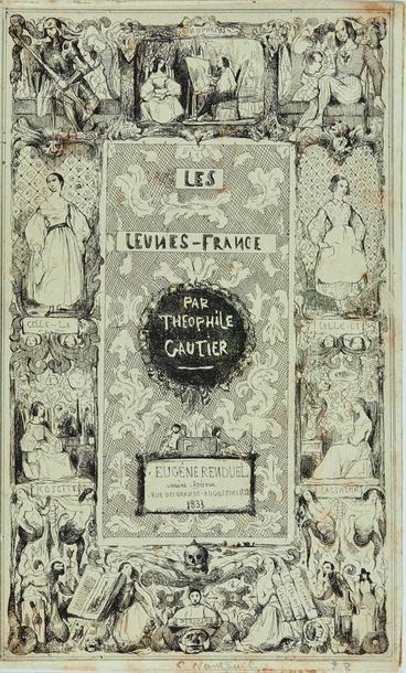 null Célestin NANTEUIL (1813-1873) : Les Jeunes-France, 1833. Frontispice pour le...