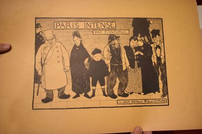 null Félix VALLOTON (1865-1938) : Paris intense, 1893-94. Recueil de 7 planches et...