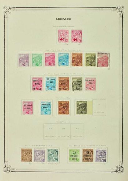 null France - Colonies françaises - Europe. Période 1950/1990. Lot de timbres neufs...
