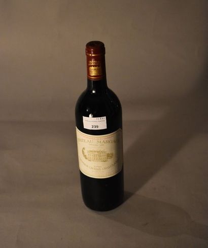 null 2 bouteilles Château Margaux, Margaux rouge 1996