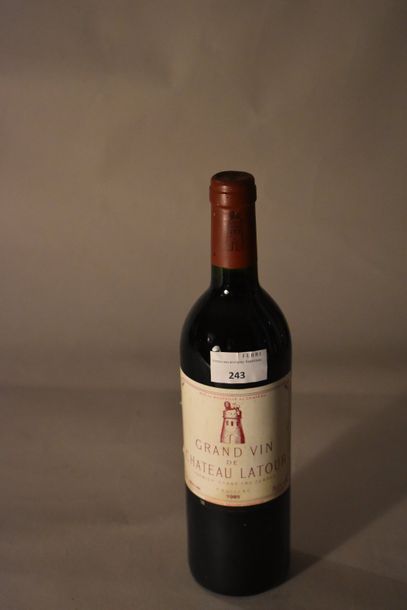 null 1 bouteille Château Latour, Pauillac rouge 1985