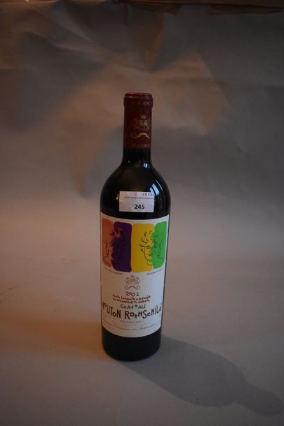 null 1 bouteille Château Mouton Rothschild, Pauillac rouge 2001